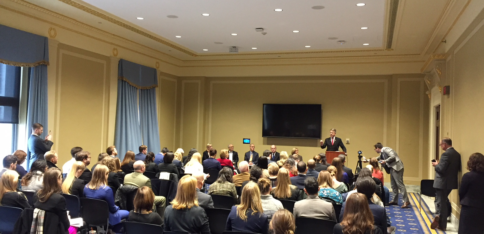 The event in Washington included a briefing and panel discussion about the social and fiscal repercussions of poor nutrition.